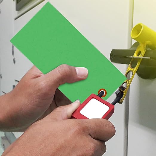 SmartSign 6.25 x 3.125 inch “Green” Blank Tyvek Shipping Tags - Image 6