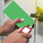 SmartSign 6.25 x 3.125 inch “Green” Blank Tyvek Shipping Tags - Image 6