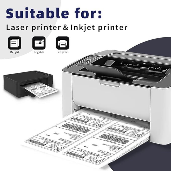 POLYSELLS Shipping Labels with Self Adhesive - Image 4