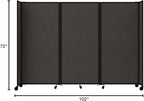 Versare Room Divider 360 Portable Wall Partition | Folding Panels | Large - Image 8