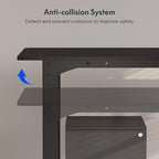 FLEXISPOT 4 Legs Standing Desk 55 x 28 Inch Electric Adjustable Height - Image 7
