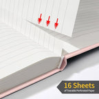 Annecy Lined Journal Notebook, Hardcover Leather Journal - Image 5
