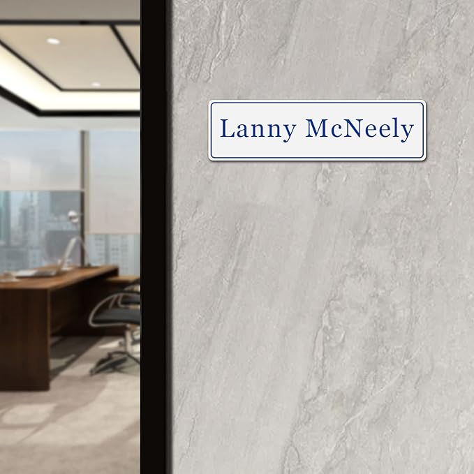 Custom Office Engraved Name Plate, Personalized Elegant Name Plates - Image 6