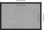 Amanti Art Black Framed Magnetic Board 17x25 Medium Vision Board - Image 4