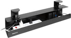 Mount-It! Under Desk Cable Management Tray – Clamp-On No-Drill Metal Cable by Mount-It