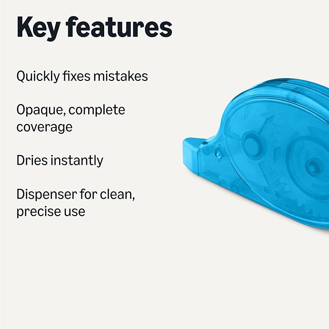 Amazon Basics White Out Correction Tape - Image 2