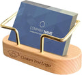 HJX Custom Business Card Holder Desk-Personalized Engraved Wooden Business Card by Unknown
