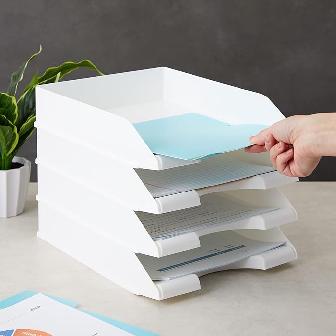 Stockroom Plus Rectangular Letter Trays - Image 4