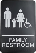 USA Made - Men's and Women's Restroom Signs ADA-Compliant Bathroom Door Signs by RockRidge