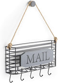 SRIWATANA Mail Holder Wall Mount, Mail Organizer Key Holder by SRIWATANA