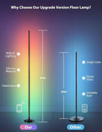 YIKBIK 2PCS RGB Floor Lamp - Image 4