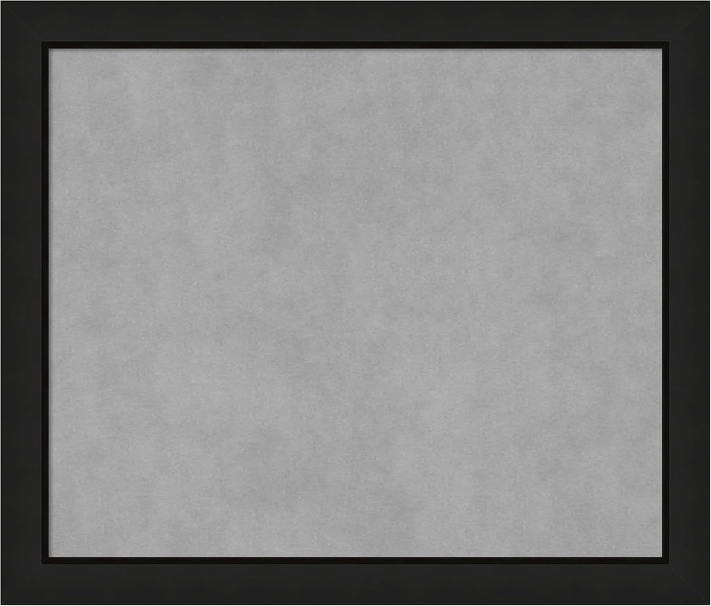 Amanti Art Black Framed Magnetic Board 23x27 Medium Vision Board