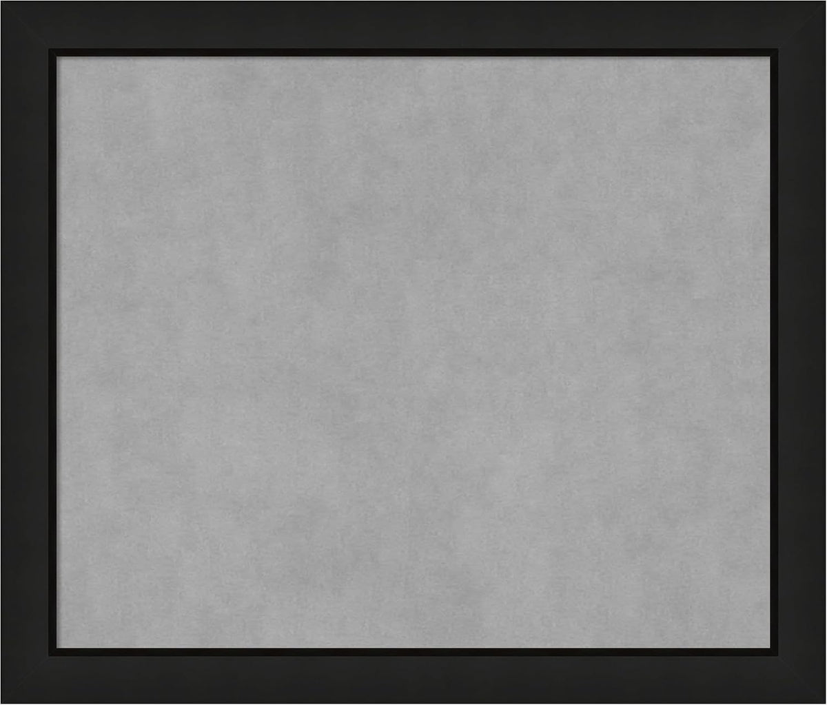 Amanti Art Black Framed Magnetic Board 23x27 Medium Vision Board