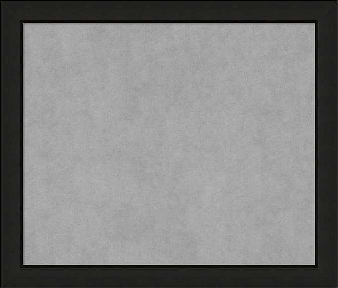Amanti Art Black Framed Magnetic Board 23x27 Medium Vision Board by AmantiArt