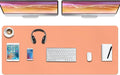 Boutilon Leather Desk Pad Protector, Non-Slip Mouse Pad, Laptop Desk Pad by Boutilon