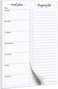 321Done Magnetic Meal Planning Pad, Meal Plan Grocery List Combo, Made in USA by 321Done