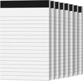 8 Pack Note Pads 4x6 Inch Paper of White Small Notepads by NotePads
