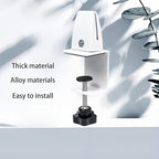 Heavy Duty Sneeze Guard Clamp For 0.1" to 1" Thick Panel, Desk Partition - Image 6