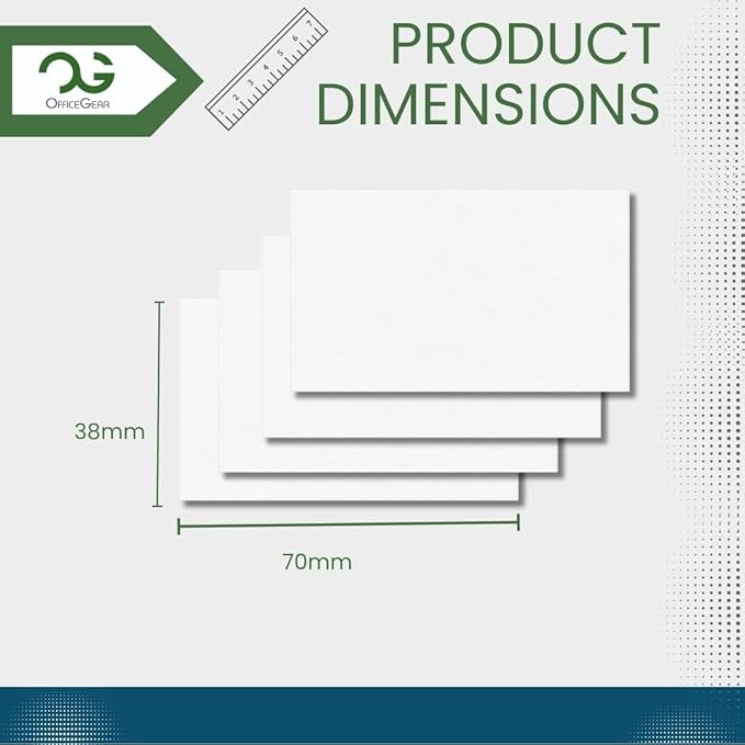 OfficeGear Shelf Edge Barcode Price Ticket Labels 21-up 38x70mm Custom - Image 4