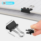 Ufmarine Mini Binder Clips, Small Paper Clips - Image 5