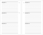 AT-A-GLANCE 2027 Desk Calendar Refill for E1700 Base, Daily Desk Pad Refill, 3.5" x 6", Standard, Loose-Leaf (E7175027)
