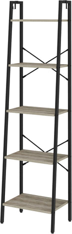 Hzuaneri Ladder Shelf, Bookshelf Bookcase, Freestanding Corner Storage Shelve - Image 9