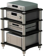 SQXLXDD 4-Tier AV Media Stand, Amplifier Rack Cabinet by FLUXRAIYSSQXLXDD