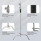 2 Pack Photography C Stand: 100% Stainless Steel - Image 5