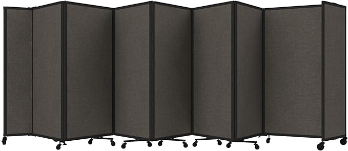 Versare Room Divider 360 Portable Wall Partition | Folding Panels | Large by VERSARE