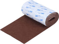 Felt Furniture Pads, Non Slip Self Adhesive Cuttable Felt Tape Brown Heavy Duty by VOCOMO
