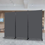CHOSENM Room Divider, 3 Panel Folding Privacy Screens - Image 6