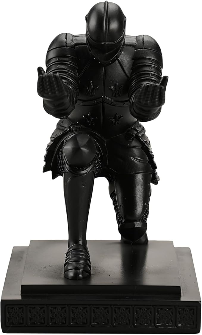 Amoysanli Knight Pen Holder Desk Organizers and Accessories Desk Decor Resin - Image 7
