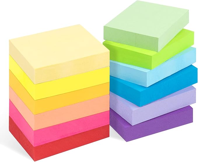 Agoer 1200 Sheets Mini Sticky Notes by Agoer