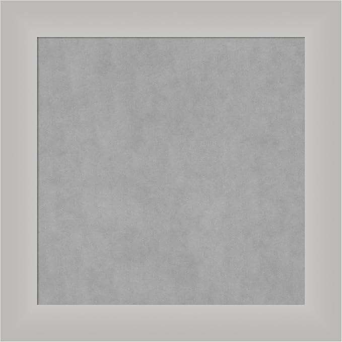 Amanti Art Silver Framed Magnetic Board 15x15 X-Small Vision Board by AmantiArt