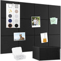 Smarpau Large Cork Board for Walls, 12 Pack Square Bulletin Board, Felt Wall by Smarpau
