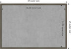 Amanti Art Grey Framed Magnetic Board 25x37 Large Vision Board - Image 4