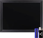 HBCY Creations 18" x 24" Rustic Black Solid Wood Frame Wall Chalkboard by HBCYCreations
