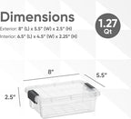 Superio Clear Storage Boxes - Image 2