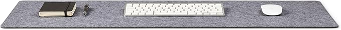Wolvende Premium Felt Desk Mat | Medium 12" x 36" | Multifunctional Desk Pad - Image 2