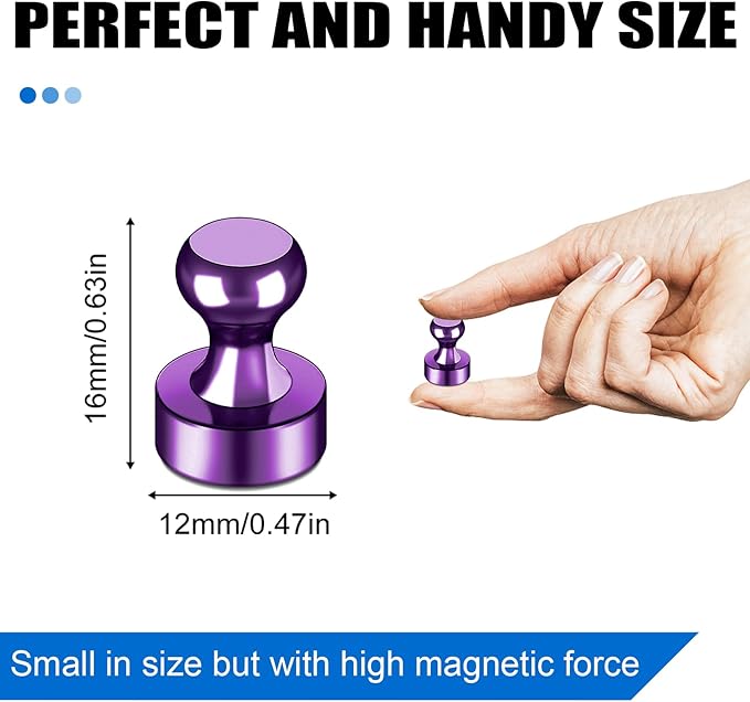 LOVIMAG Fridge Magnets 20Pcs Refrigerator Whiteboard Small Strong Magnet - Image 3