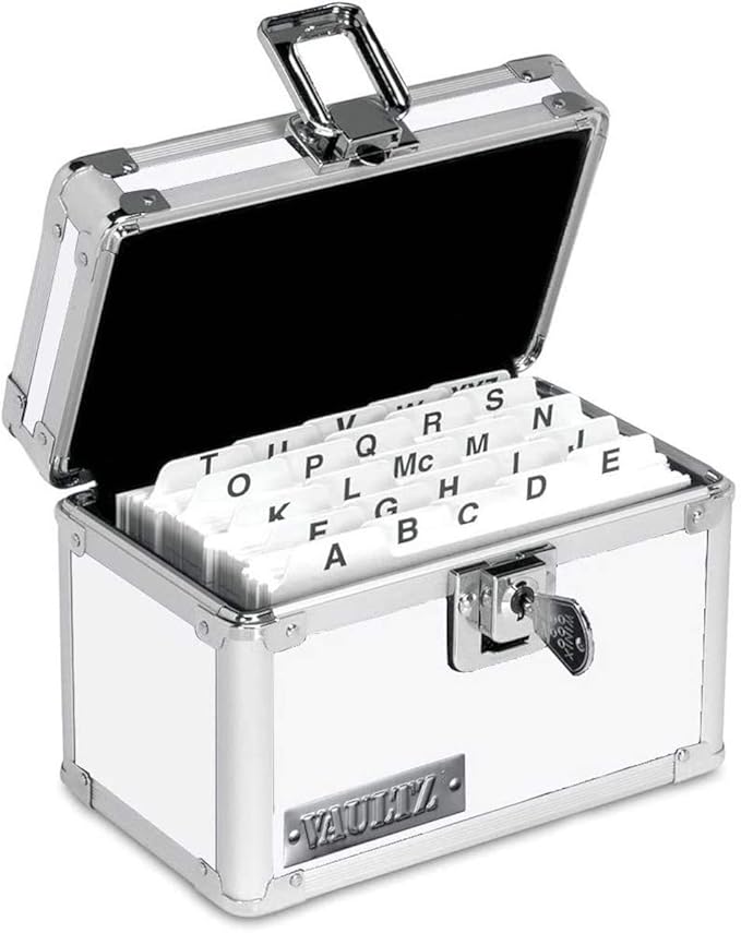 Vaultz Locking Index Card File, 3 x 5 Inches - Image 2