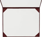 GraduationMall 8.5"x11" Smooth Padded Diploma Cover Certificate Holder Maroon - Image 4