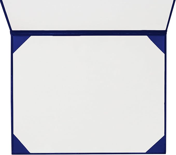 GraduationMall 8.5"x11" Smooth Padded Diploma Cover Certificate Holder Royal - Image 4
