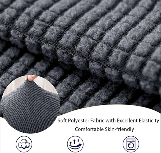 Chaexii Premium Polyester Sofa Arm Cover, Scratch Resistant Protector Covers - Image 2