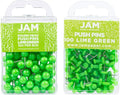 JAM PAPER Colorful Push Pins by JAMPaper