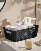 Anywish Storage Bins with Lids 10 Packs, Plastic Storage Bins with Bamboo Lids - Image 8