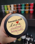 1.5" Homemade with Love Stickers, 500 Pcs Kraft Jar Canning Label Stickers for Baked Packaging, Cookie Bags, Fudge Containers, Store Owners, Crafts, Organizing, Price Tags