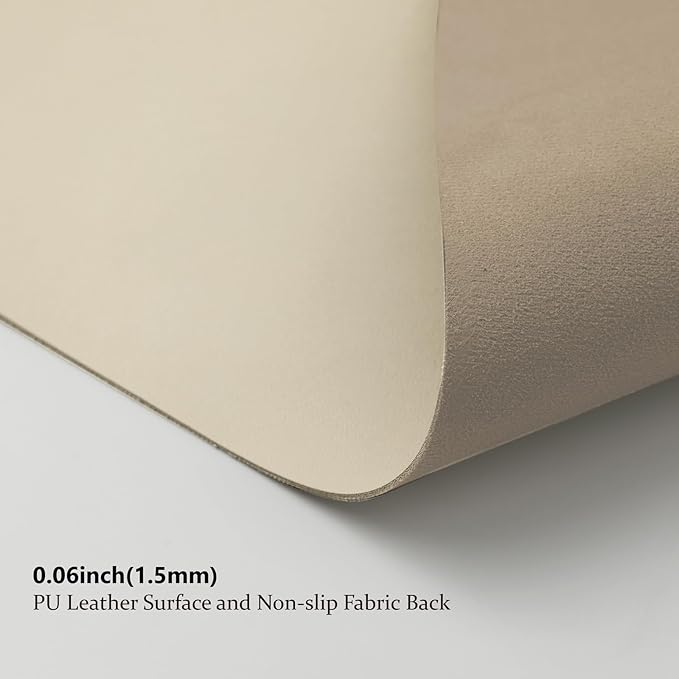 Large Desk Mat - 47.2"x 17" Non-Slip PU Desk Pad - Image 3