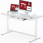 SANODESK Standing Desk with Drawer, Electric Height Adjustable Home Office Desk by sanodesk