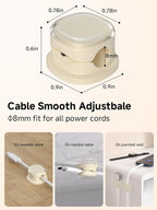 Magnetic Cable Clips, Adjustable Cord Holder Management, Adhesive Wire Keeper - Image 3